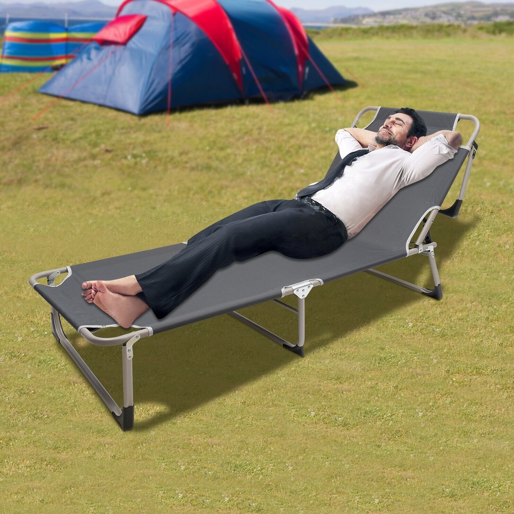 Folding Camping Cot Outdoor Lounge Chair