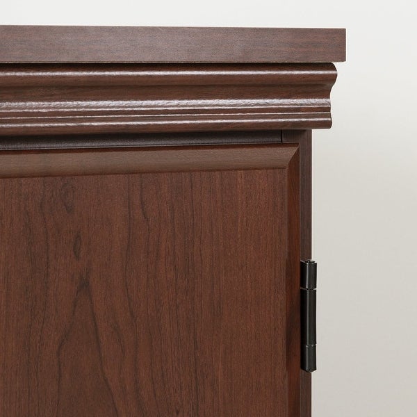 4-Door Storage Cabinet， Multiple Finishes