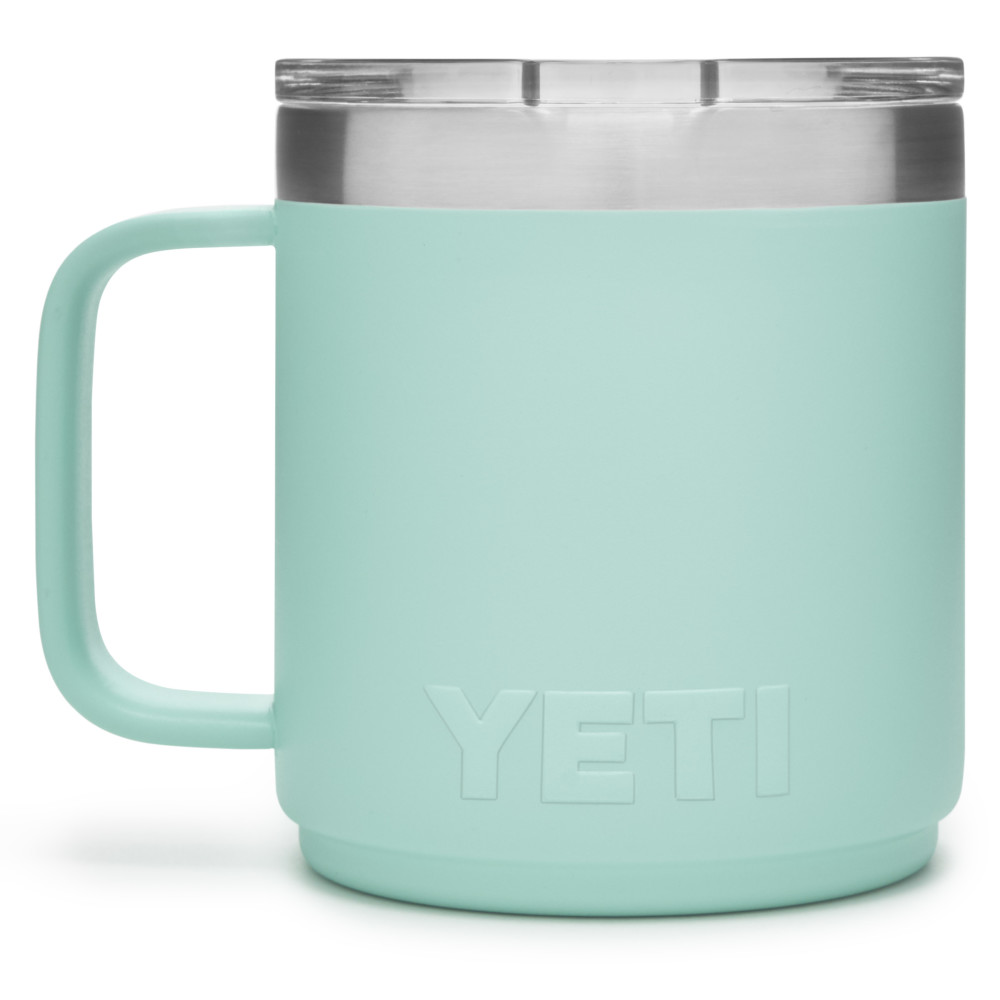 Yeti Rambler Stackable Mug with MagSlider Lid 10oz， Seafoam ;