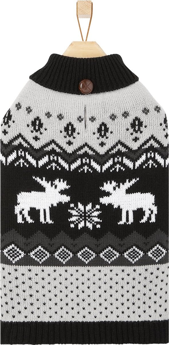 Frisco Fair Isle Moose Dog and Cat Turtleneck Sweater