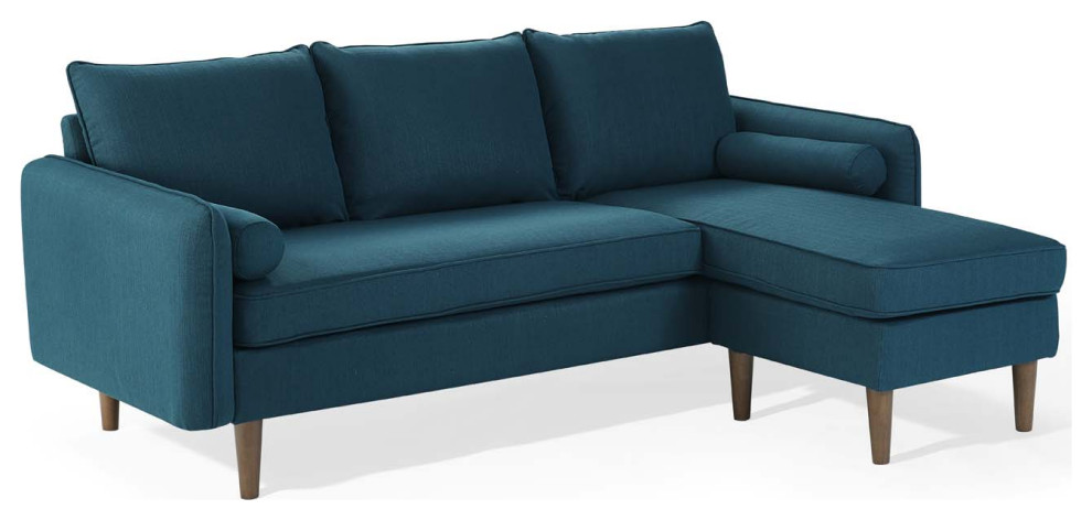 Revive Upholstered Right or Left Sectional Sofa   Midcentury   Sectional Sofas   by House Bound  Houzz