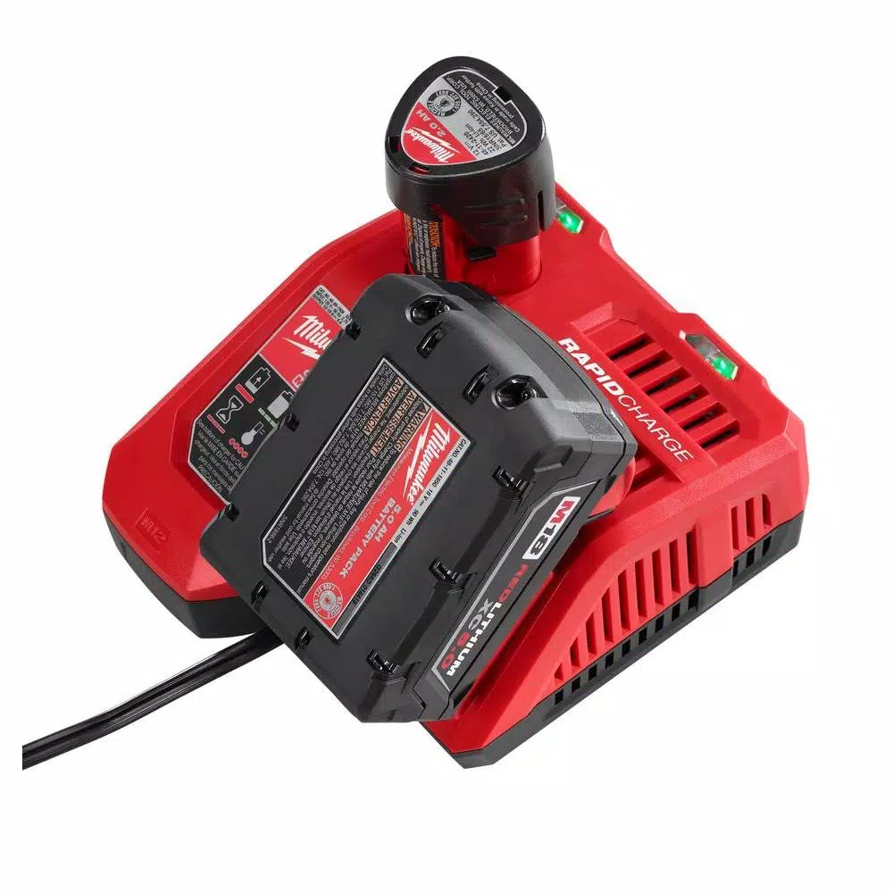 Milwaukee M12 and M18 12-Volt/18-Volt Lithium-Ion Multi-Voltage Rapid Battery Charger and#8211; XDC Depot