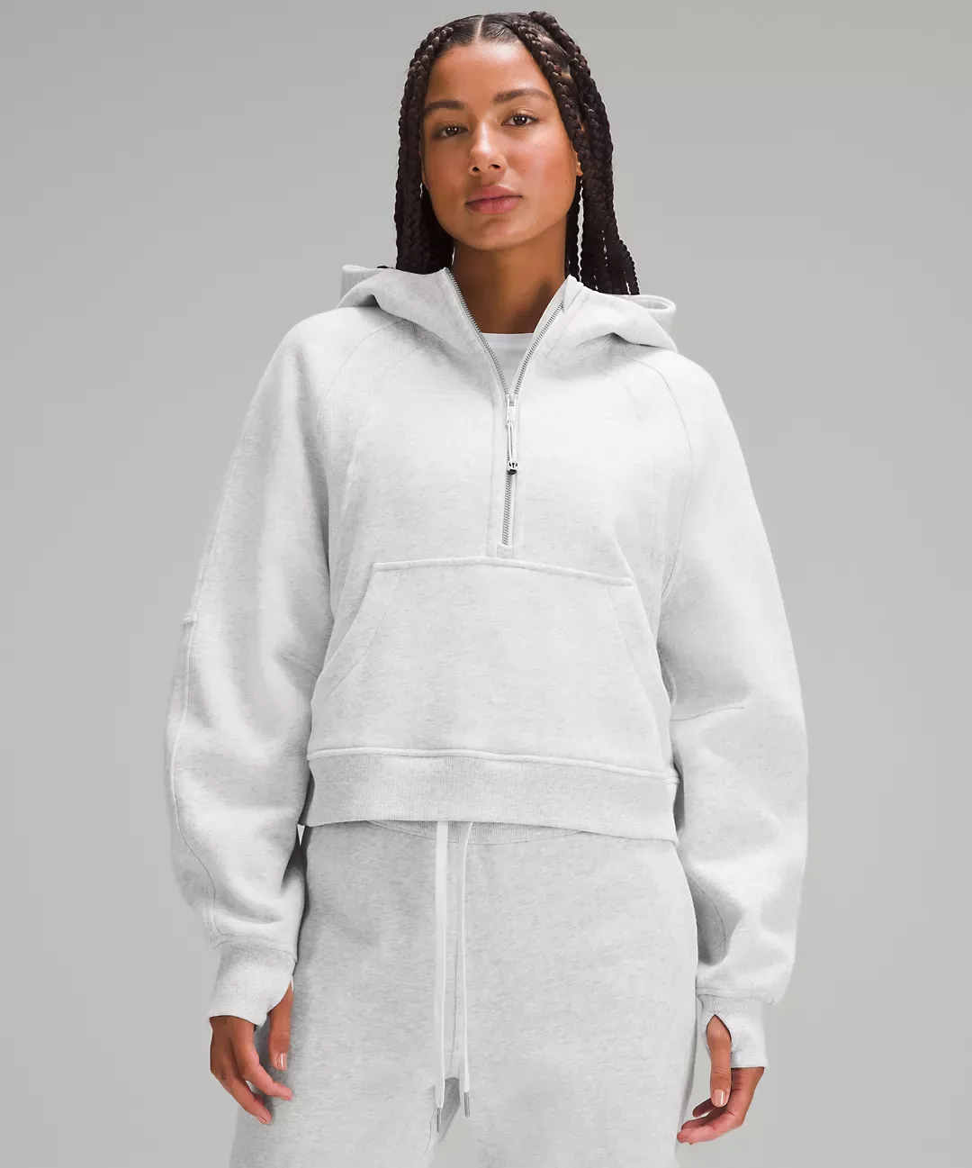 Scuba Oversized Half-Zip Hoodie