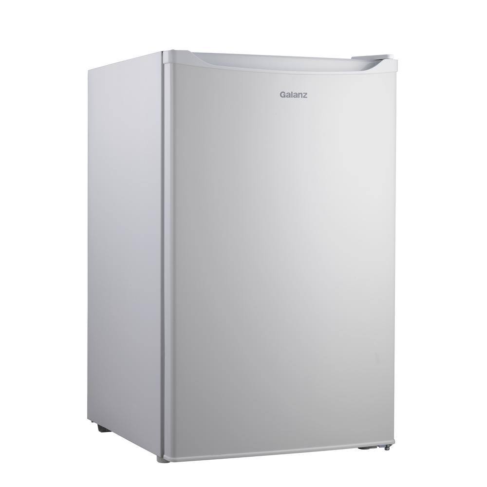 Galanz 3.1 cu. ft. Manual Defrost Residential Mini Compact Upright Freezer in White ENERGY STAR GLF31UWED