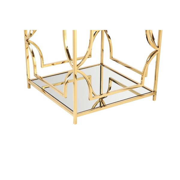 Edward Side Table Brass.