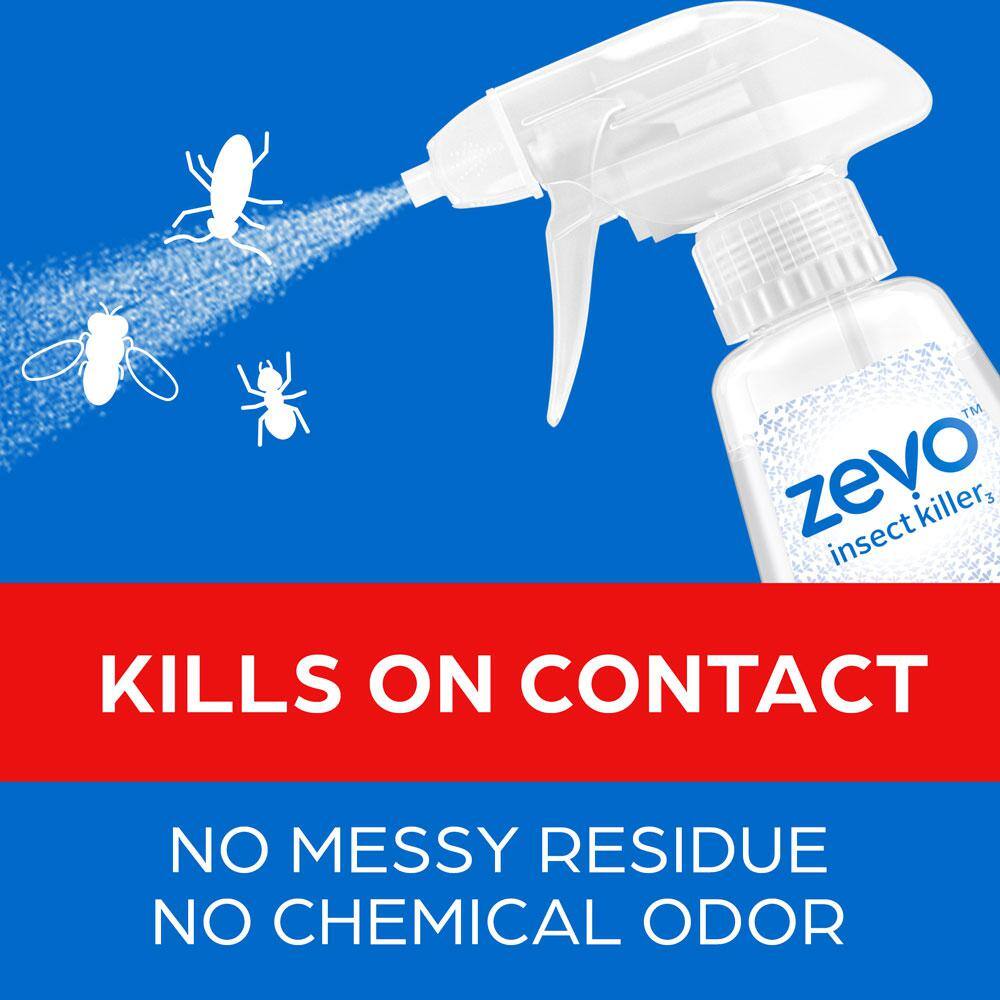 ZEVO 12 oz. Ant Roach and Fly Multi-Insect Killer Trigger Spray 081813501755