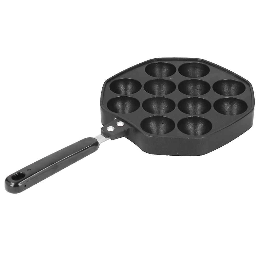 12 Cavities Aluminum Takoyaki Pan Maker Octopus Balls Egg Puffs Baking Pan Home Cooking Tools