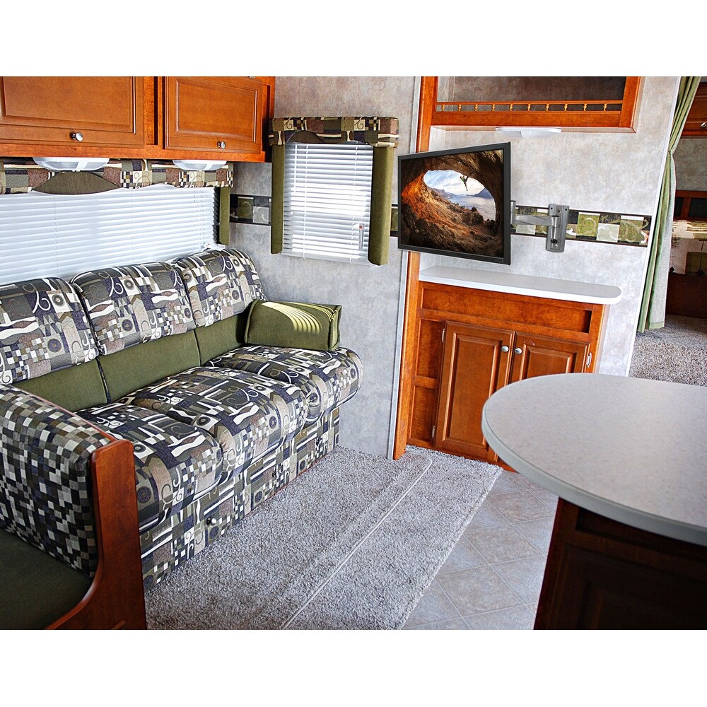 Mount It! Full Motion Lockable RV and Trailer TV Mount  Fits 22\