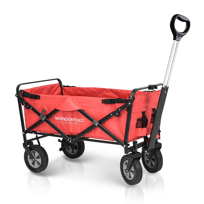 WonderFold S-Series Utility Folding Wagon with Self Stand