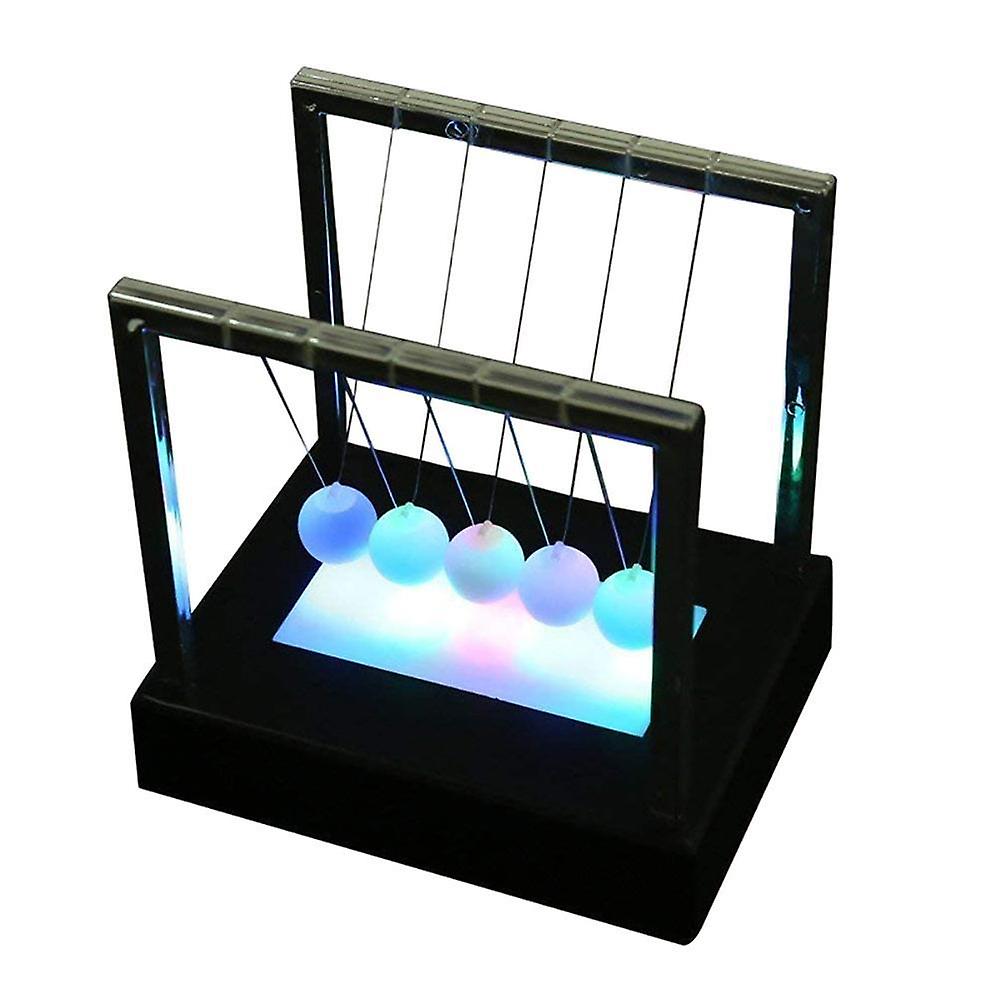 Newtons Swing Ball LED Light Up Newtons Science Kids Toys nce Balls Desk Toys Home and Office Decor