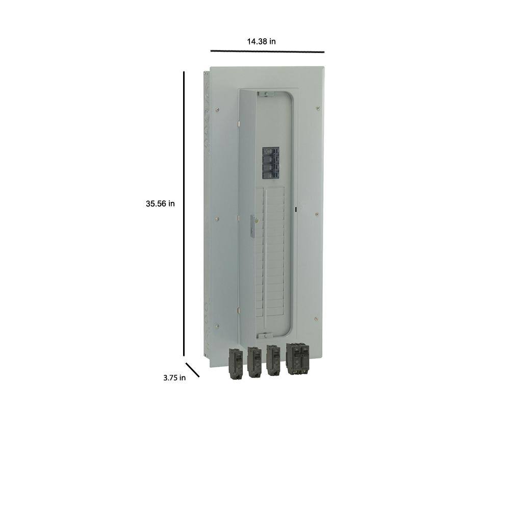 GE 200 Amp 32-Space 64-Circuit Main Breaker Indoor Load Center Contractor Kit TM3220C64K