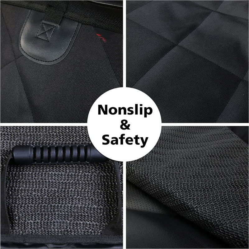 Dog Seat Cover， Car Rear Seat Protector， Dog Back Seat Hammock Covers for Dogs Non-Scratch Nonslip Back Seat Cover for Cars SUVs Trucks