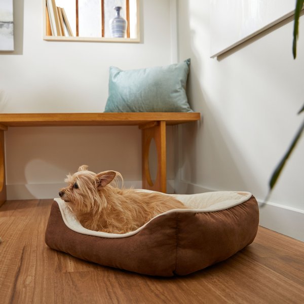 Frisco Rectangular Bolster Cat and Dog Bed