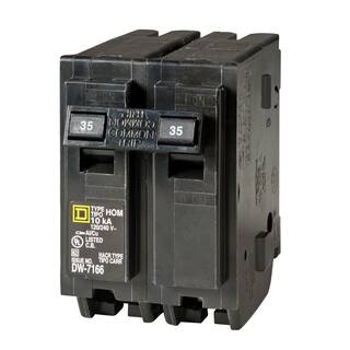 Square D Homeline 35 Amp 2-Pole Circuit Breaker HOM235CP