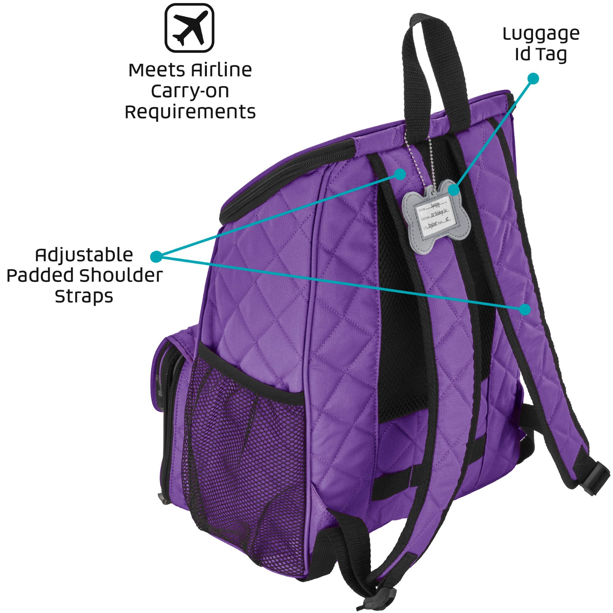 Mobile Dog Gear Purple Weekender Backpack