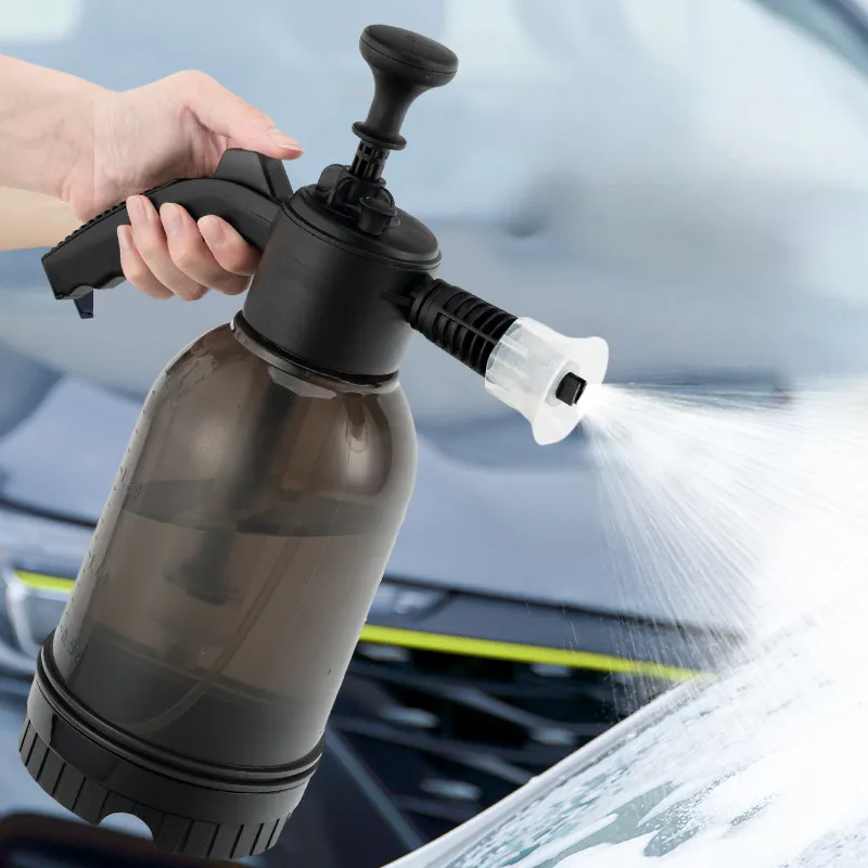 2 Liters Plastic Car Wash Watering Plants Garden Hand Foam Pump Water Sprayer