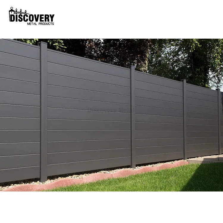 factory easy install aluminum privacy fence for outside