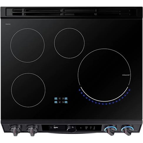  30-inch Slide-in Electric Induction Range with WI-FI Connect NE63T8911SG/AC