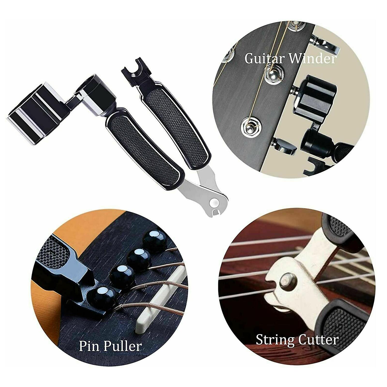 65pcs Guitar Tool Changing Accessories Kit Guitar String Picks Winder Tuner Kit  65pcs