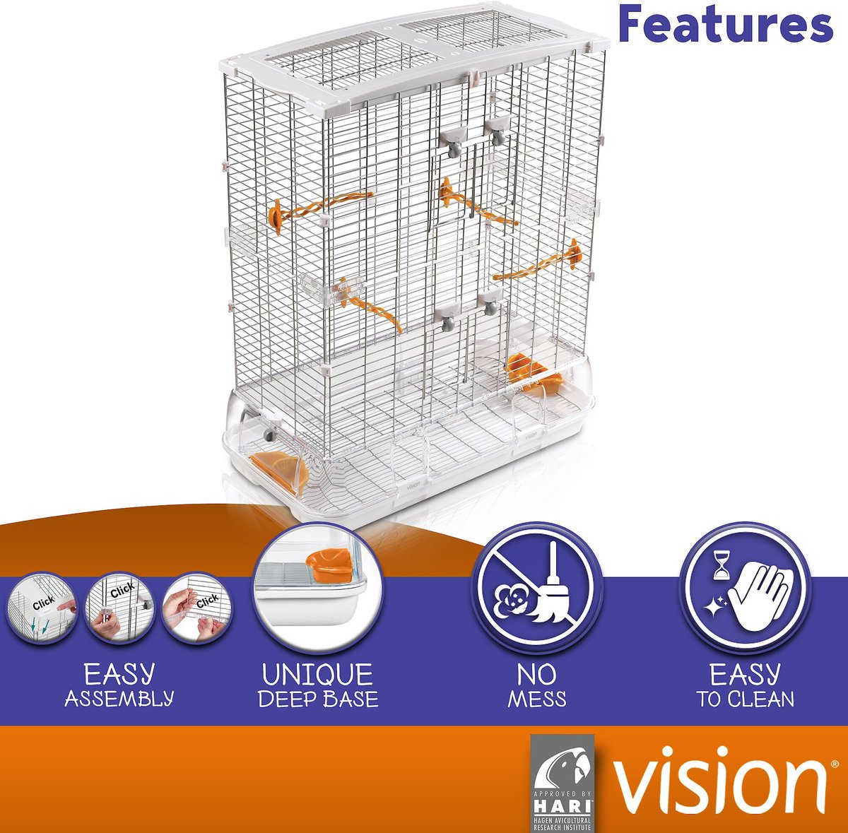 Vision II Model L12 Bird Cage