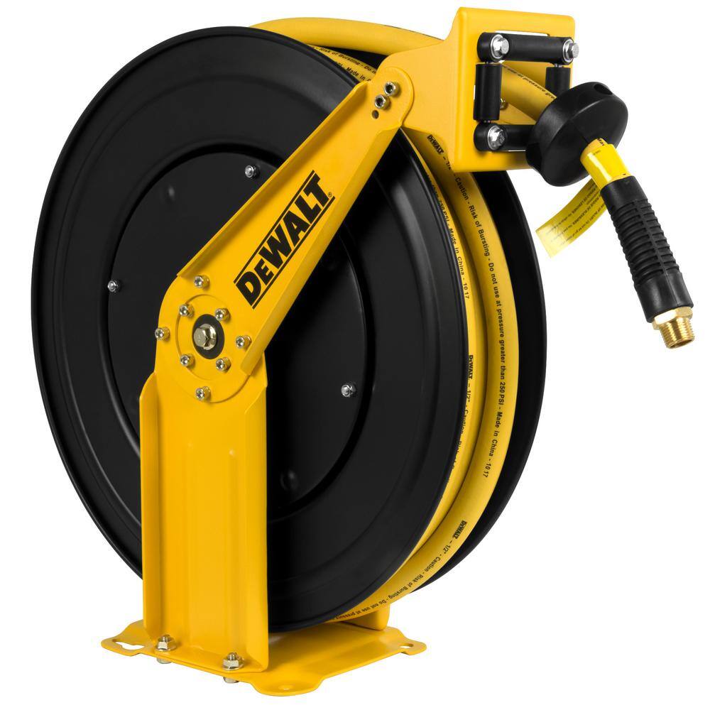 DW 12 in. x 50 ft. Double Arm Auto Retracting Air Hose Reel DXCM024-0344