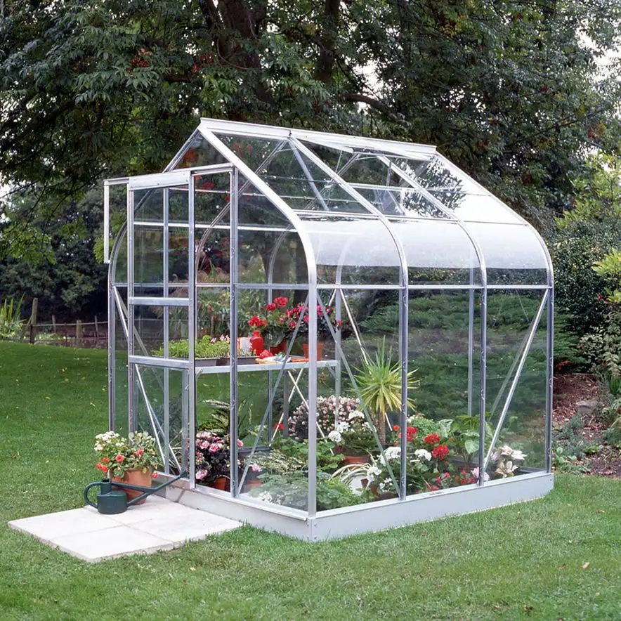 Clear glass garden greenhouse Windproof and warm greenhouse