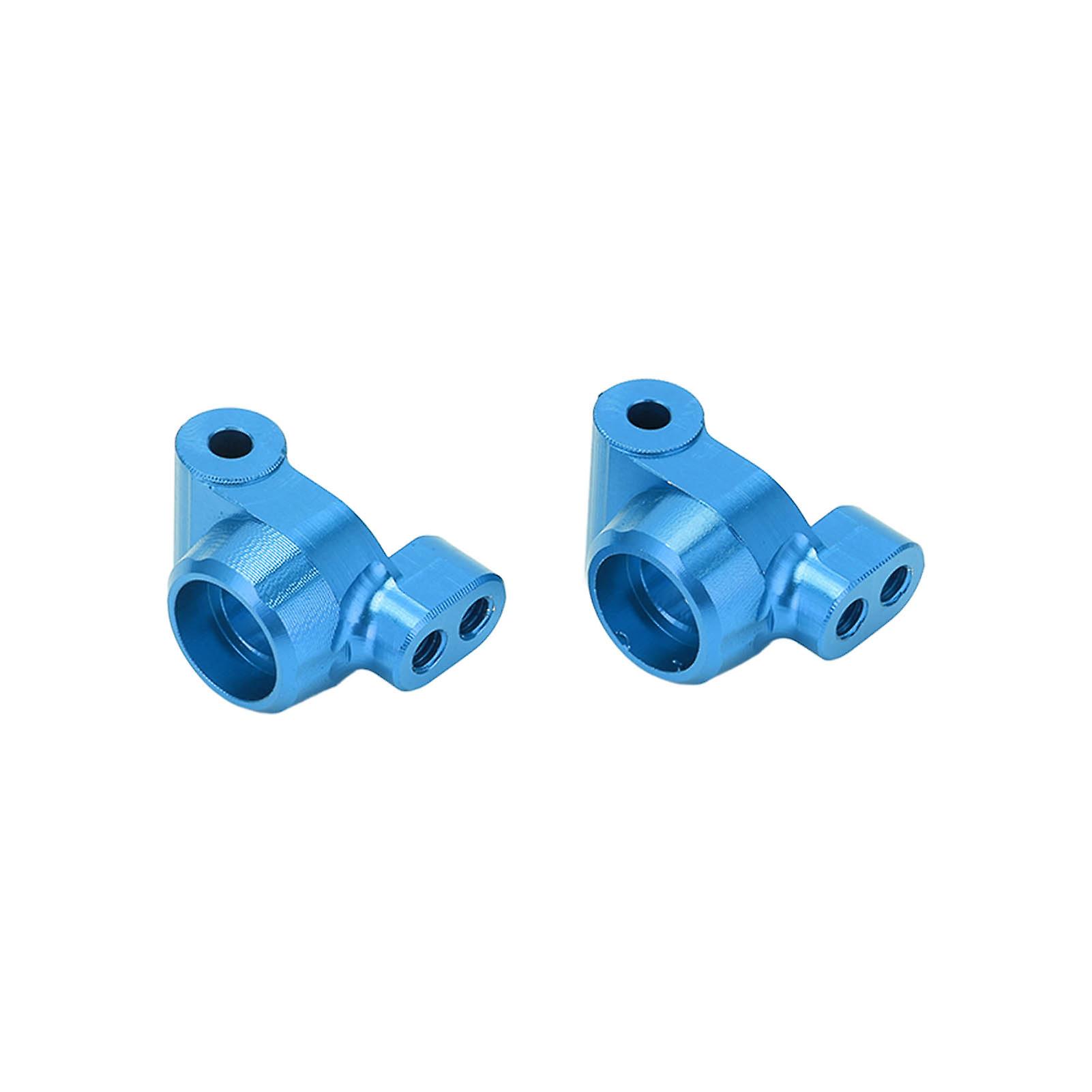 2pcs Rc Car Rear Axle Fixed Cup Seats Aluminum Alloy Steering Cup For Losi 1/18 Mini T 2.0 2wdblue