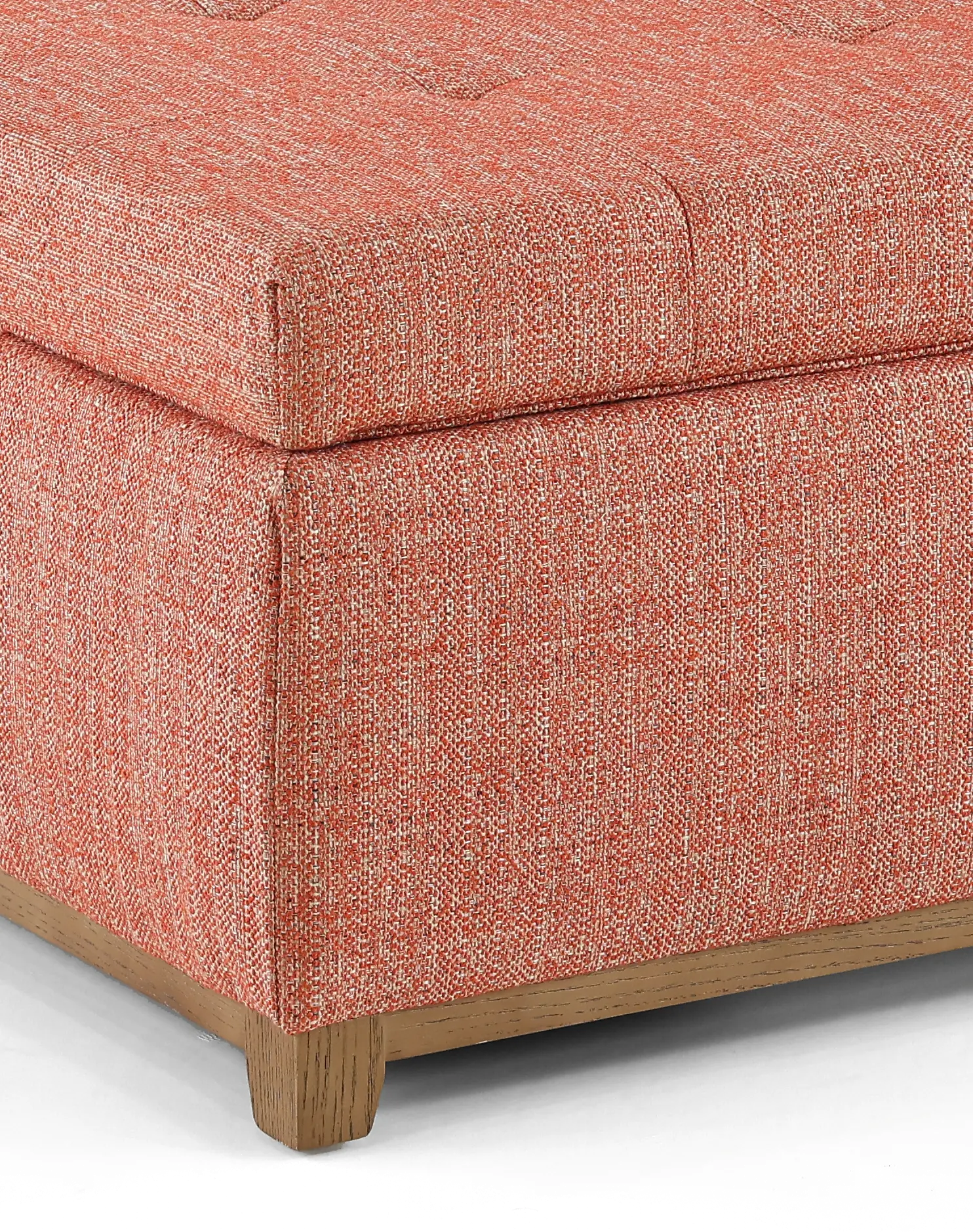 Westport Spice Orange Storage Ottoman