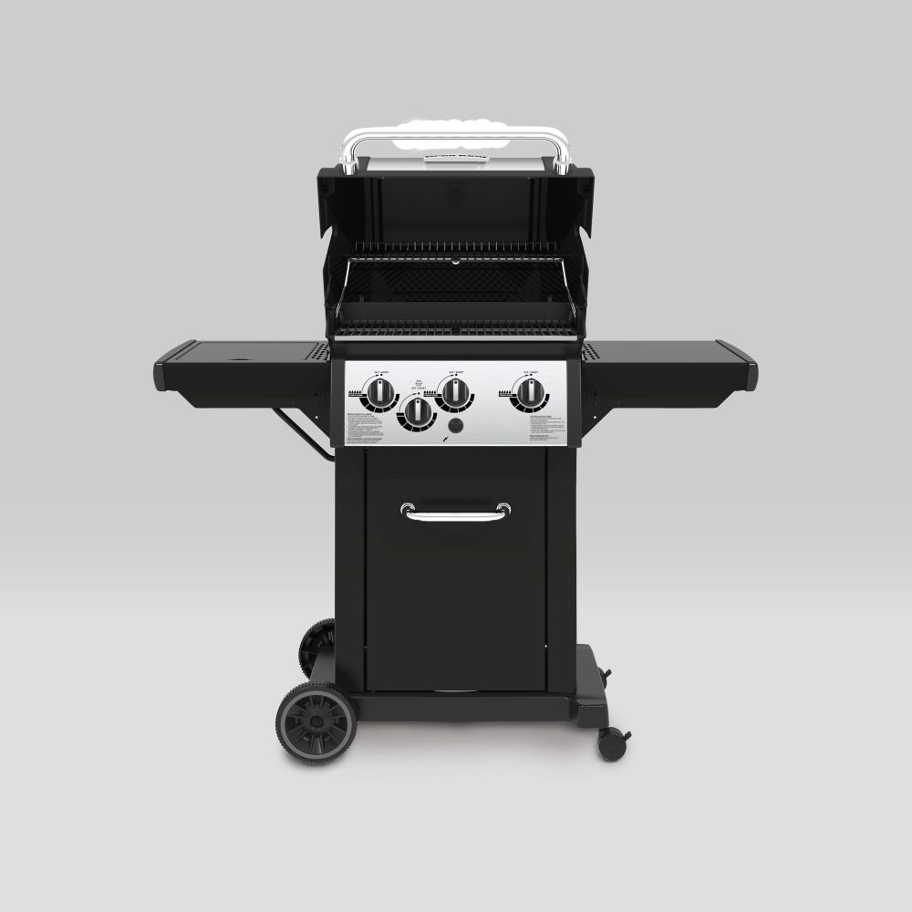 Monarch 340 3-Burner Liquid Propane Gas Grill ;