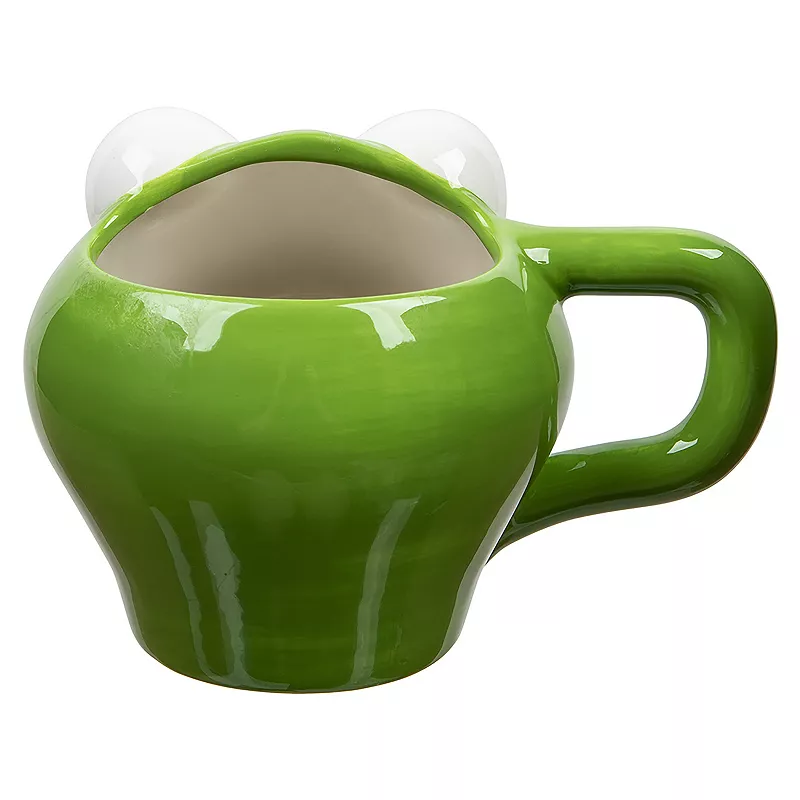 Disney's The Muppets Kermit The Frog Sculpted Ceramic Mug