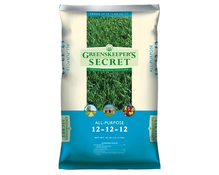 Greenskeepers Secret All-Purpose 12-12-12 Fertilizer， 40 lbs