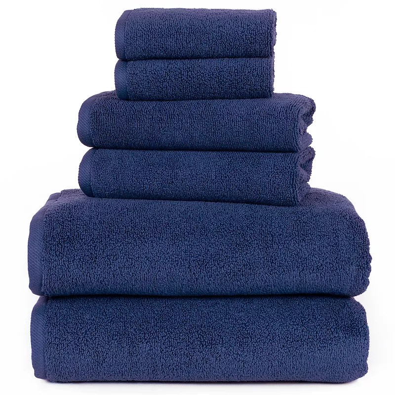 Portsmouth Home Zero Twist 6-piece Bath Towel Set