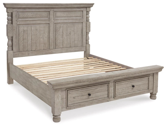 Harrastone King Panel Bed