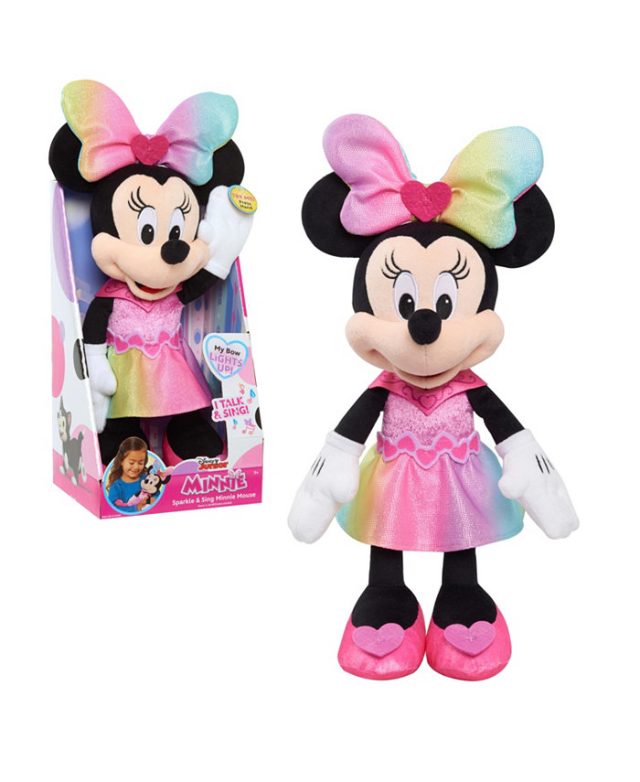 Minnie Mouse Macy's Disney Junior Sparkle and Sing Minnie Mouse 13 Feature Plush with Lights and Sounds