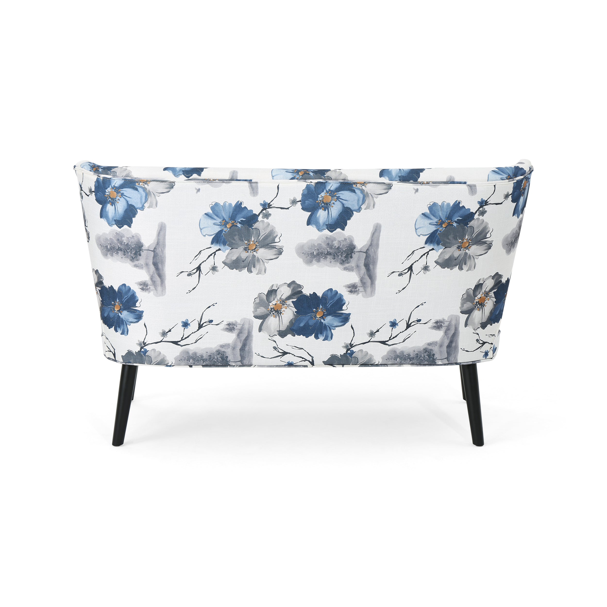 Dumont Modern Mid Century Modern Fabric Settee