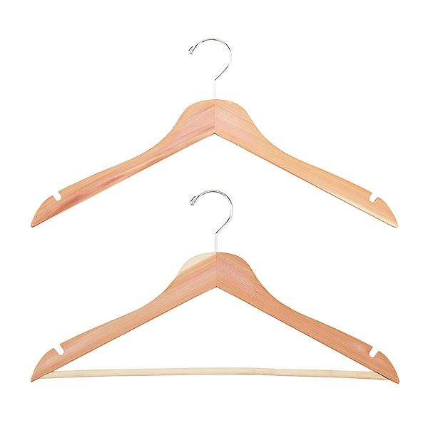 Basic Cedar Shirt Hangers Pkg4