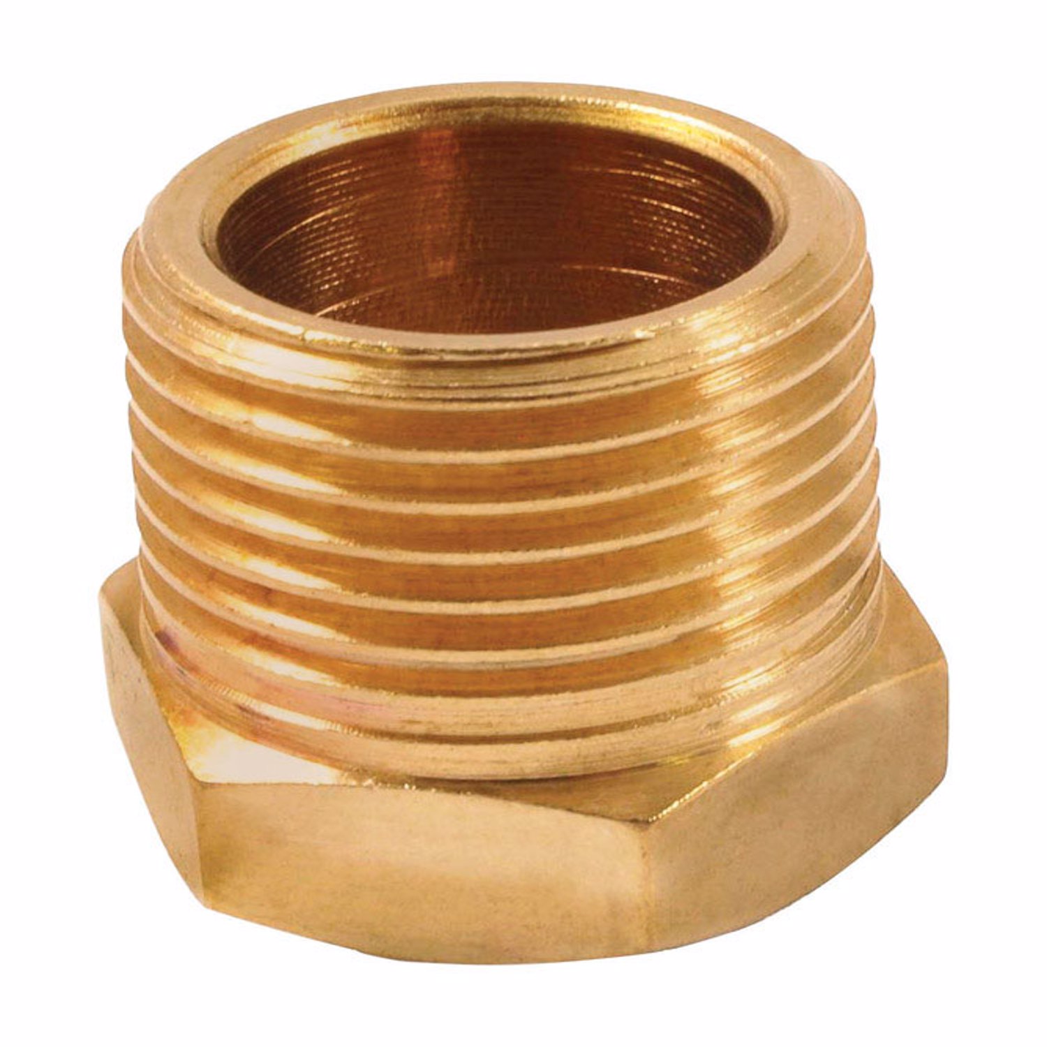 Forney Brass Bushing 3/8 in. Female X 1/2 in. Male 1 pc