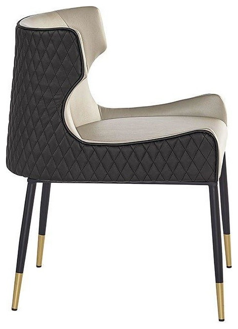 Oriole Dining Chair Dillon Stratus Dillon Black (Set of 2)   Midcentury   Dining Chairs   by Virgil Stanis Design  Houzz