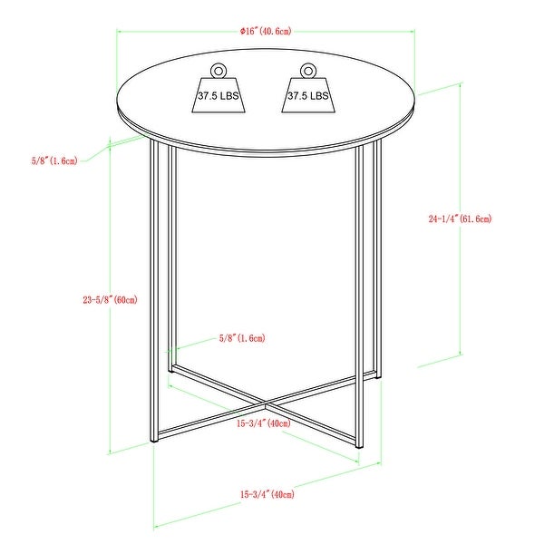 Middlebrook Mace 3-piece Round Table Set