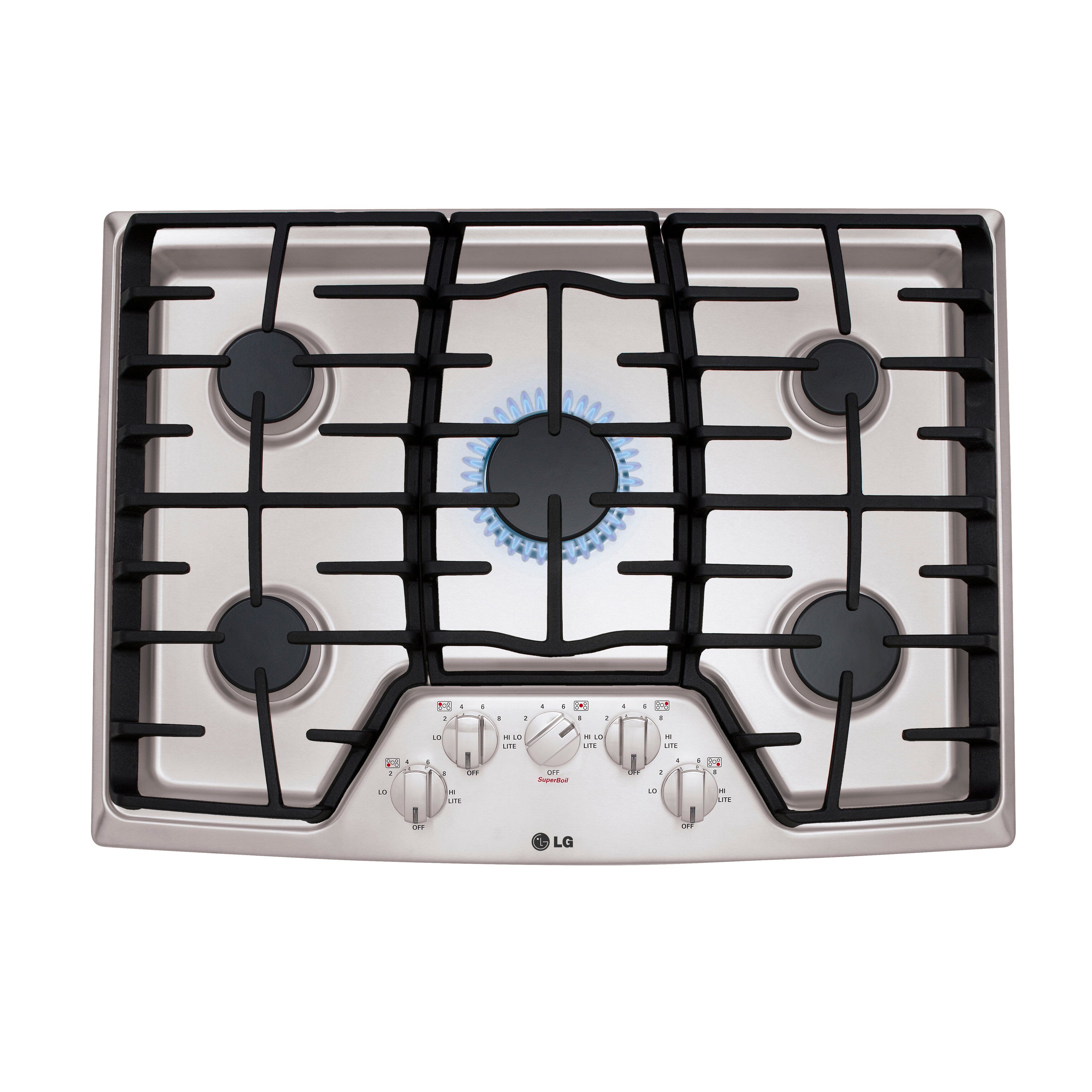 30 Inch 5 Sealed Burner Gas Cooktop