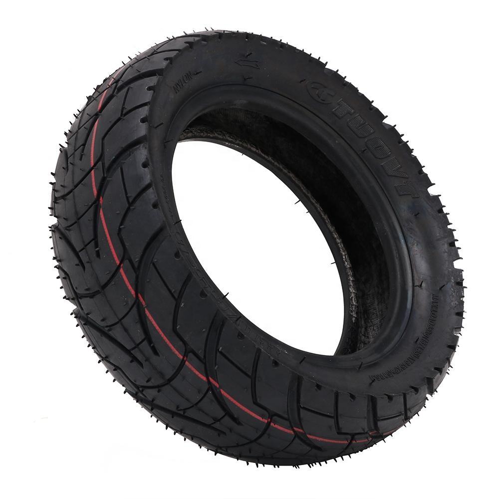 80/65 6 TUOVT Widened Pneumatic Tire Inflatable Tyre for VSETT 10+ ZERO 10X Kaabo Mantis Inokim OX 10 Inch Electric Scooter