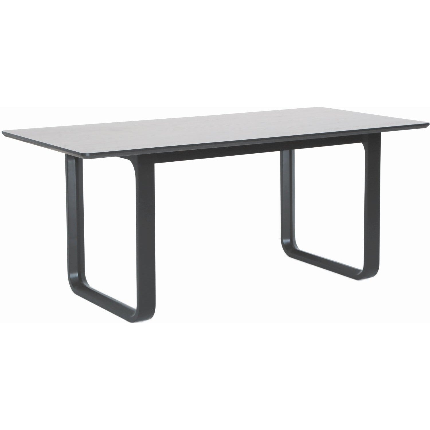 ULMER Dining Table 180cm - Black Ash & White Grey