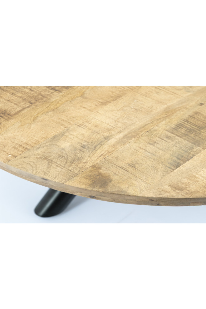 Round Wooden Coffee Table S  Eleonora Otto   Industrial   Coffee Tables   by Luxury Furnitures  Houzz