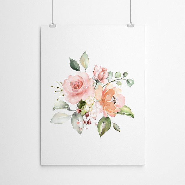 Americanflat Botanical Minimalist Summer Floral Geo 1 By Wall Wonder Poster