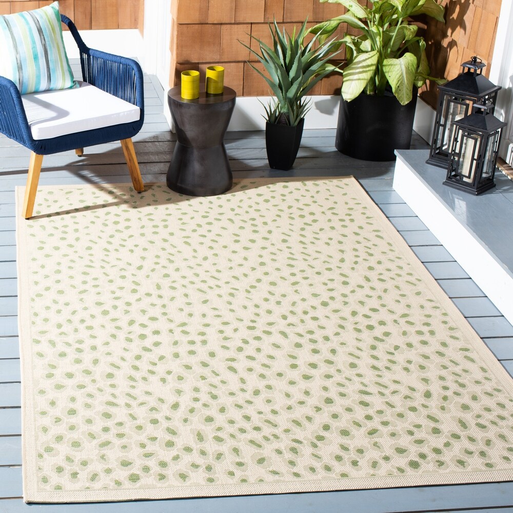 SAFAVIEH Courtyard Joye Indoor/ Outdoor Waterproof Patio Backyard Rug