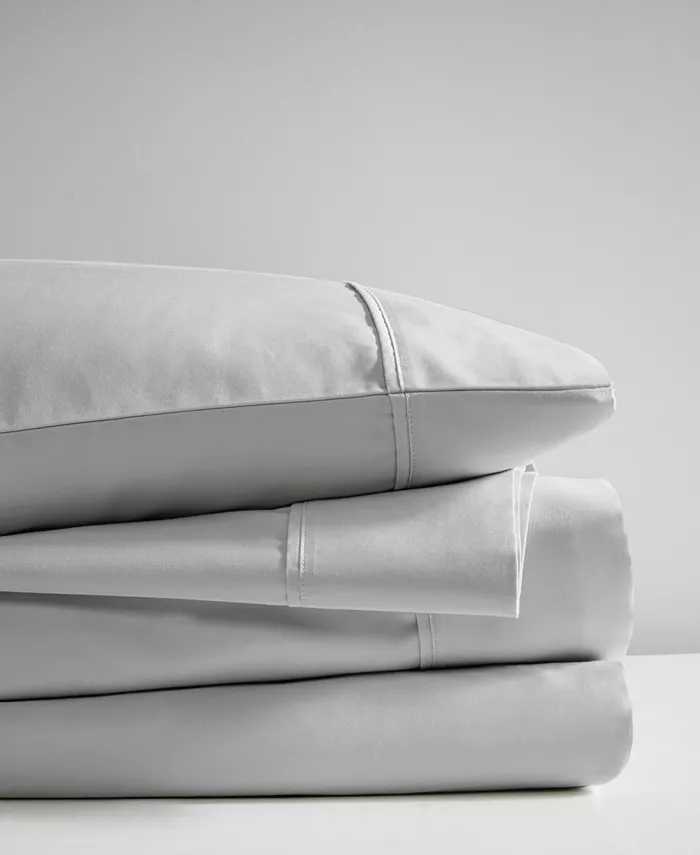 Madison Park 600 Thread Count Pima Cotton Sateen 4-pc Sheet Set， Queen