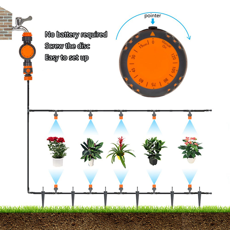 Buytra Automatic Watering Timer Mechanical Irrigation Timer Garden Watering Controller