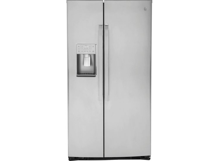 GE Profile 21.9 Cu. Ft. Fingerprint Resistant Stainless Steel Counter-Depth Side-By-Side Refrigerator