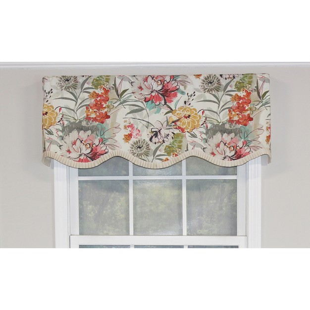 Rod Pocket Valance 50 quot X 16 quot Multicolor By Rlf Home