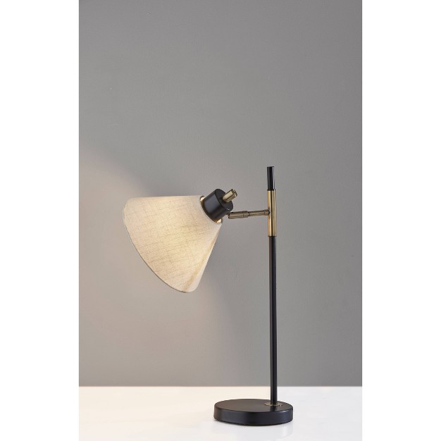 Matthew Table Lamp Black antique Brass Adesso